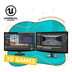 Unreal Engine 4. Игровой движок - КИБЕРшкола программирования для детей, компьютерные курсы для школьников, начинающих и подростков - KIBERone г. Ивантеевка