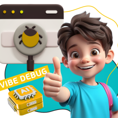 Тестирование & Vibe Debug. Охотники за багами - КИБЕРшкола программирования для детей, компьютерные курсы для школьников, начинающих и подростков - KIBERone г. Ивантеевка