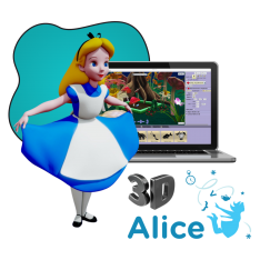 Alice 3d - КИБЕРшкола программирования для детей, компьютерные курсы для школьников, начинающих и подростков - KIBERone г. Ивантеевка