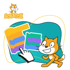 Scratch. Продвинутый уровень – создаём игры, как маленькие разработчики! - КИБЕРшкола программирования для детей, компьютерные курсы для школьников, начинающих и подростков - KIBERone г. Ивантеевка