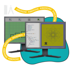 Исполнители чертежник и черепашка - КИБЕРшкола программирования для детей, компьютерные курсы для школьников, начинающих и подростков - KIBERone г. Ивантеевка