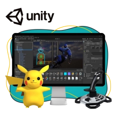 Мир игр на Unity 2D на популярном движке + AI-помощники - КИБЕРшкола программирования для детей, компьютерные курсы для школьников, начинающих и подростков - KIBERone г. Ивантеевка