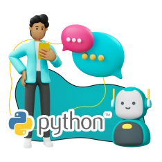 Умный чат-бот на Python на Telegram - КИБЕРшкола программирования для детей, компьютерные курсы для школьников, начинающих и подростков - KIBERone г. Ивантеевка