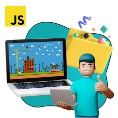 Программирование на JavaScript. Учимся создавать игры! - КИБЕРшкола программирования для детей, компьютерные курсы для школьников, начинающих и подростков - KIBERone г. Ивантеевка