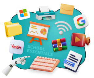 Цифровая база для школьника - КИБЕРшкола программирования для детей, компьютерные курсы для школьников, начинающих и подростков - KIBERone г. Ивантеевка